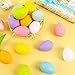 AUGSHY 16 Pcs Speckled Easter Eggs,2.4 Inch Plastic Colorful Easter Eggs Table Decorations Spring Festival Decorative for Bowl Vase Fillers Party Home Decor