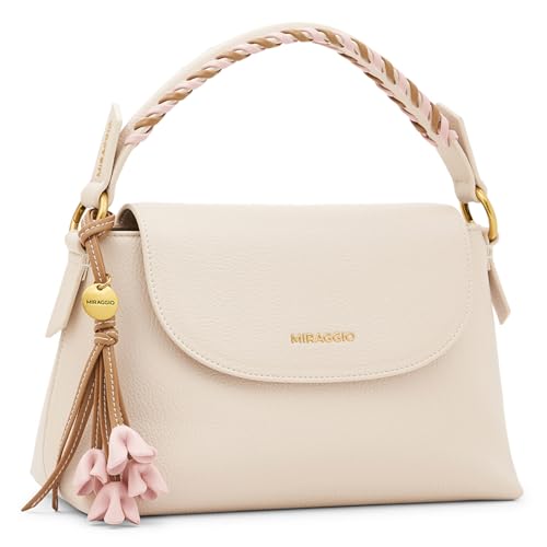 Image of Miraggio Summer Scoop Top Handle Satchel Handbags For Women With Adjustable & Detachable Crossbody Sling Strap | Handbag For Woman For Daily Use | Women Purse Handbag | Gift Items