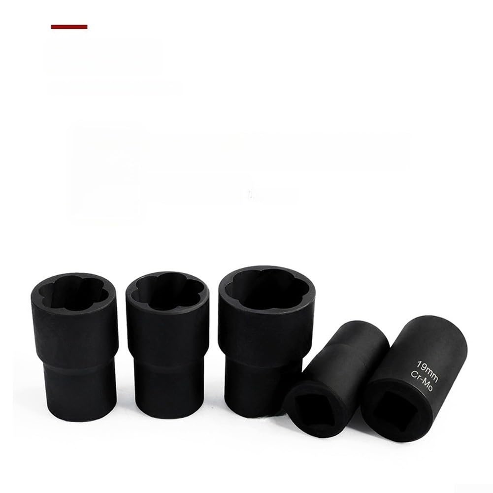Juego de 6 extractores de tuercas dañadas resistentes para tornillos rotos, taller de reparación de vehículos