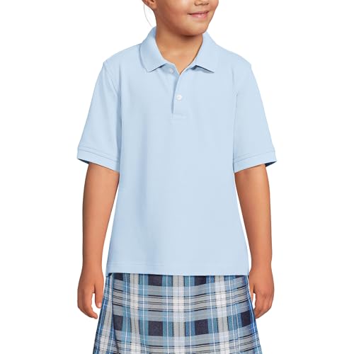 Image of Lands' End School Uniform Kids Short Sleeve Mesh Polo Shirt