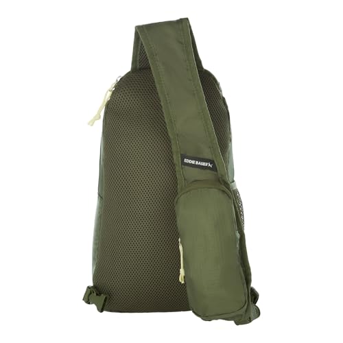 Image of Eddie Bauer Stowaway Packable Sling Bag | Travel | Outdoor | Lightweight | Compact | Ripstop Nylon, Irish Green-10L