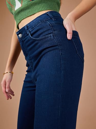 Image of Dolce Crudo Distressed High Rise Skinny Jeans for Women