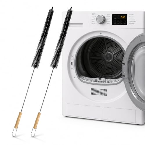 Dryer Vent Cleaner Clothes Lint Brush Bendable Gap Cleaning Tools 2Pcs (28 Inches)