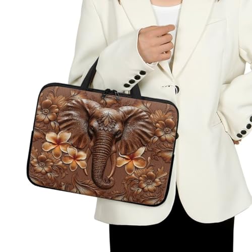Funda para laptop con patrón personalizado y asa miniatura 4