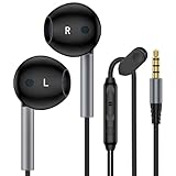Wired Earbuds Headphones Earphones for Samsung A15 A14 A13 A25 A23 S10 S9 S8 iPhone 6 5, Wired Earbuds with Microphone 3.5mm AUX Jack Gaming Ear Buds for iPad Laptop Computer Android School Switch MP3
