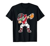 Tolles dabbing Football Shirt Geschenk für alle Football Spieler. Mit dem tanzenden Jungen und Football in der Hand ist es perfekt für einen Sohn, Enkel oder Kind, der den Sport liebt und einen Touchdown erzielt. Tolles Trikot für Football Fans.
