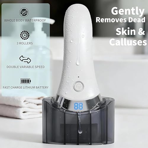 Lime électrique pour pédicure avec 3 têtes interchangeables pour talons secs
