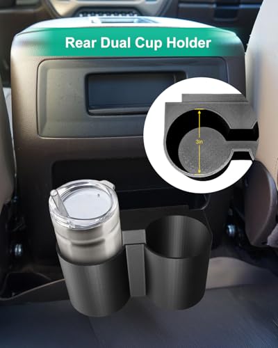 Portavasos doble trasero compatible Chevrolet/GMC miniatura 2