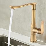 Eau moussante douce : Ce Robinet Cuisine Monotrou mélange parfaitement l’eau et l’air. Le débit d'eau est doux et n'éclabousse pas, apportant une expérience aquatique confortable.