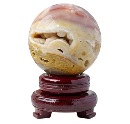 Boule de cristal en agate naturelle, le cadeau Feng Shui idéal pour purifier la maison