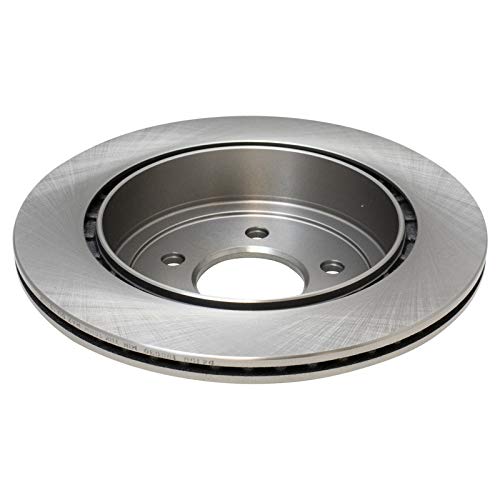 Image of TRQ Rear Brake Pad and Rotor Set Ceramic Vented Rotors