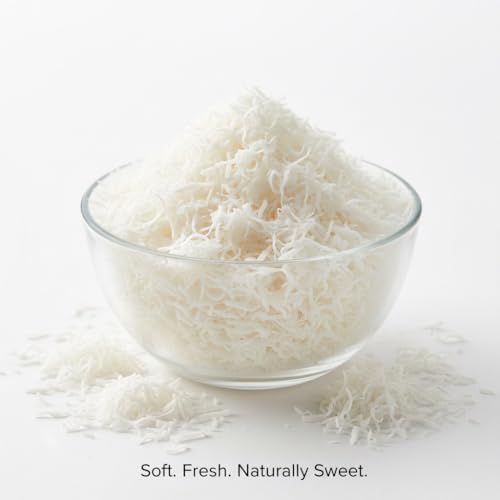 Image of Minimal Dried Natural Unsweetened Coconut Flakes - 1kg | Fresh & Crunchy | Ideal for Baking, Cooking, and Snacking