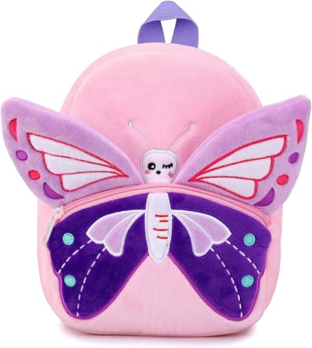 Image of blue tree Cute Kids Backpack Toddler Bag Plush Animal Cartoon Mini Travel Bag for Baby Girl Boy 1-6 Years, Ideal for Gifting for Kids