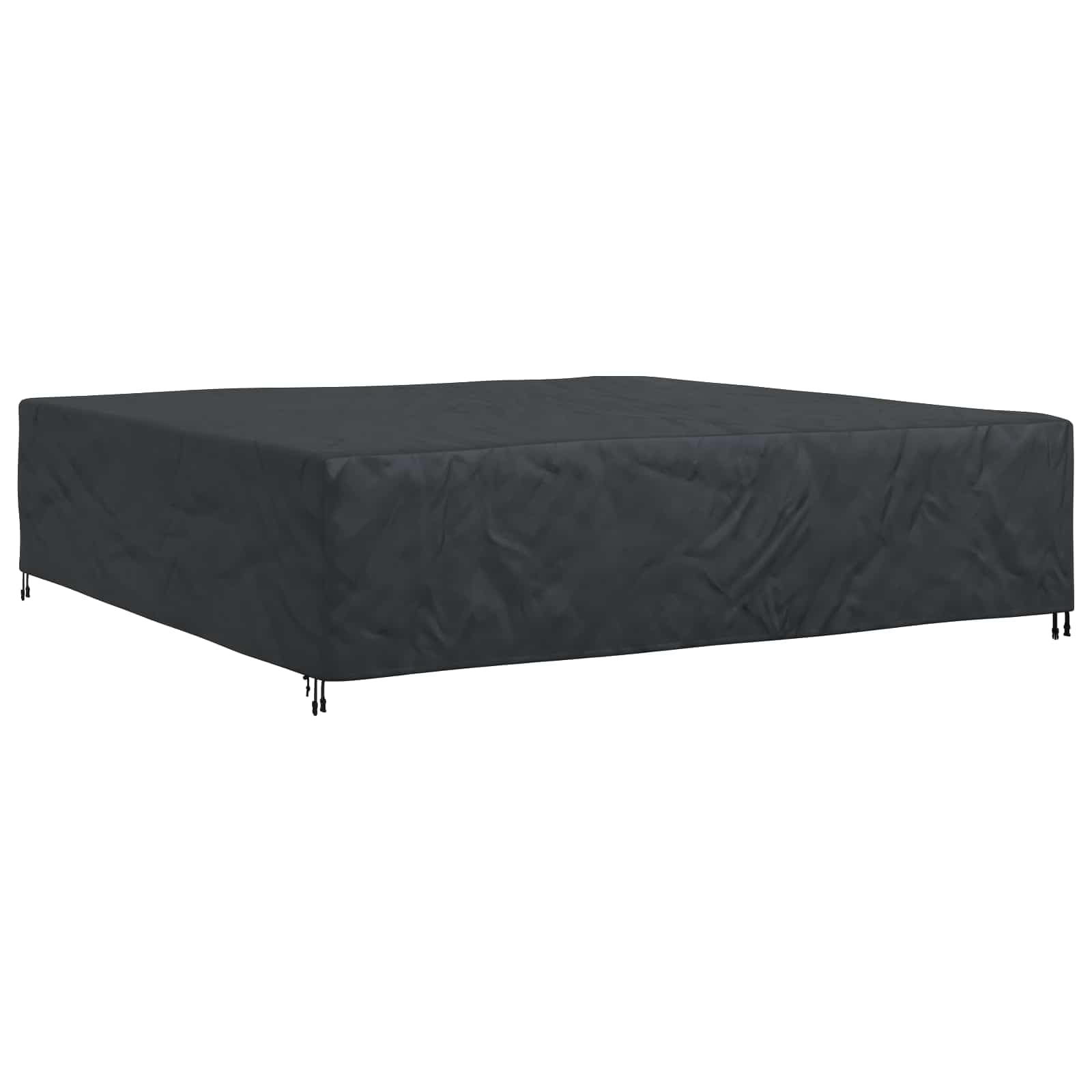 Knerpwd 420D Oxford Fabric Waterproof Furniture Cover 300 X 300 X 70 Cm, 420D Fabric, Plain Black Modern Style For Indoor Outdoor Use