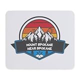 CafePress Mount Spokane Near Spokane Washington Non-Slip Rubber Gaming Mousepad