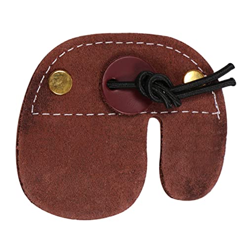 MUSISALY Protector De Dedos para Cuerda De Arco Almohadilla De 3 Dedos Equipo De Protección para Arquería