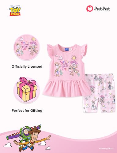 Image of Disney Minnie Mouse Frozen Princess Marvel Toddler Girls Clothes Long Sleeve Sweatshirt + Leggings 2pcs Outfits Set 2-6Y