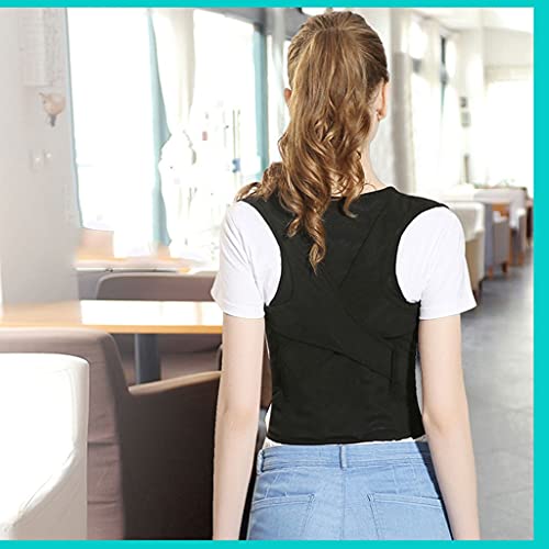 Corrector de espalda para mantener una postura recta con cinturón de corsé lumbar ajustable 6