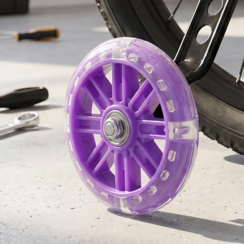 YARNOW 2 Sets Ruedas de Entrenamiento Silenciosas para Bicicleta: Soporte Auxiliar para Bicicletas de 12-20 Pulgadas - Estabilizadores Infantiles - Soporte de Seguridad para Conducción al Aire Libre, Instalación Simple miniatura 6