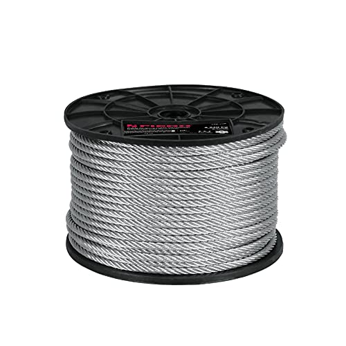 Fiero Stainless Steel Wire, 1/8 inch, Silver, 300 m, CAB-1/8F3