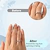 BOXOB 14pcs Ring Adjuster for Loose Rings, Invisible Tightener Transparent Ring Resizer Guards Spacer Adjuster Never Come off and Spin Suitable for Women Men #5