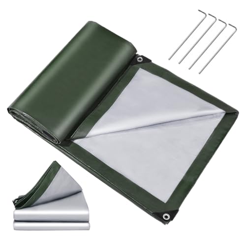 Tarpa de tierra tienda - alfombra gruesa impermeable, capa base para acampar | Aislamiento de pisos de carpa engrosada, huella plegable para configuración de picnic de playa de refugio al aire libre