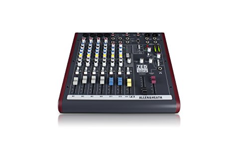 Allen & Heath AH-ZED60-10FX ZED60/10FX Multi-Purpose 6-Channel Mixer with Digital Effects and USB Connectivity - Thumbnail 2