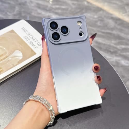 Étui magnétique en silicone souple premium pour iPhone 17 Pro Max