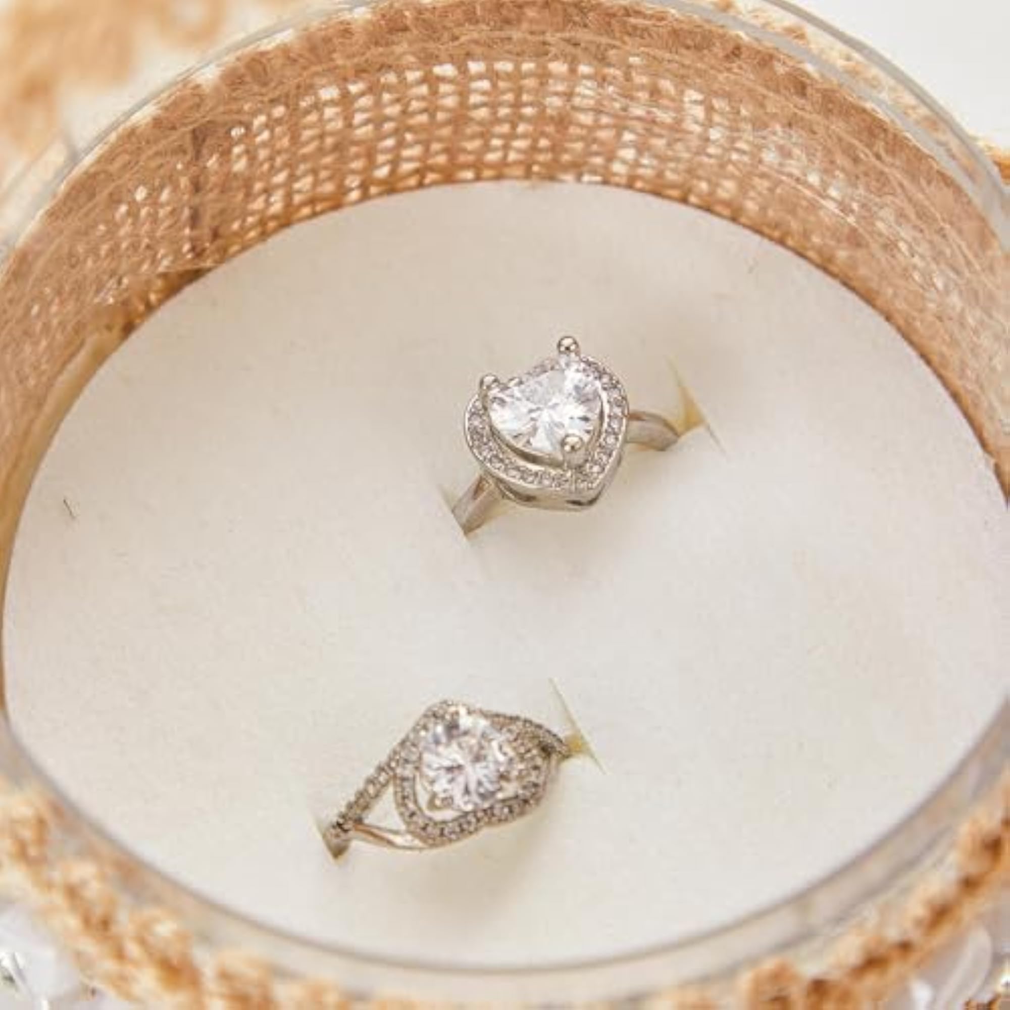 Wedding Bridal Ring Box Elegant Bride Wedding Ring Holder