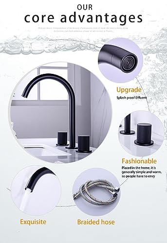 Robinet de lavabo double support pour une vanité moderne - 4
