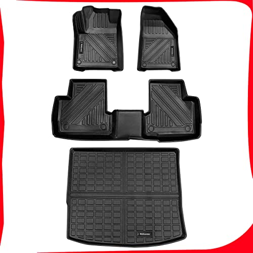 Antsvnn Floor Mats & Cargo Trunk Liners Fit for Jeep Cherokee 2023-2014 (Not for Grand Cherokee) All Weather Custom Rubber FloorTrunk Mats Black Protector for 2014-2023 Jeep Cherokee Accessories by Antsvnn - Used condition - US$69.27