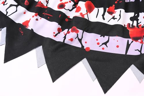 Bordazor Fear Leader Cheerleader Zombie Costume For Girls Halloween Dress Up Set thumb #5