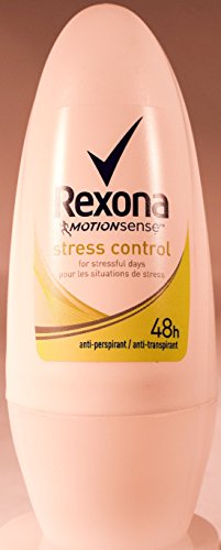 Rexona Body Roll on Deodorant Unisex, Anti-Perspirant/Anit-Transpirant (9X50ml/1.7oz, Stress Control)
