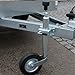 Boat Trailer Jack with Wheel - Trailer Jack Wheel, 48mm Tube, Caravan Aessories Camper Parts Wheel RV Stand Perfect, Heavy-Duty Bolt-On Swivel Jack, for All Trailers, Campers, Boats