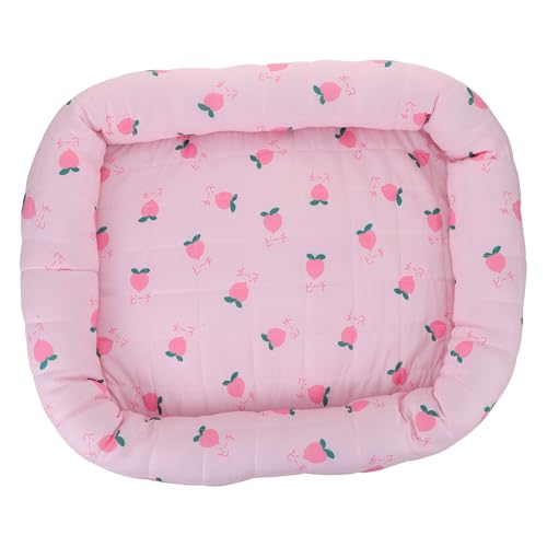 TOYANDONA Colchoneta Refrescante para Perros y Gatos Alfombrilla de Lavable y Portátil Cama para Jaula Sofá Asiento de Coche Interior y Exterior S Color Rosa Cereza