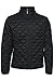Blend BHStanley Herren Steppjacke Übergangsjacke Jacke mit Stehkragen Reißverschlusstaschen Regular fit, Größe:L, Farbe:Black (70155)