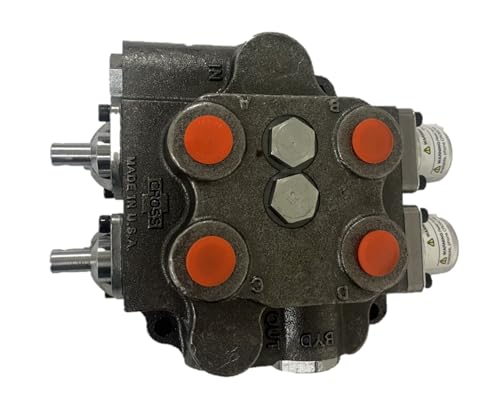Cross Hydraulic Double Spool 3-Position 4-Way Closed Center Control Valve USA Farmer Bob's Parts SBA22CC
