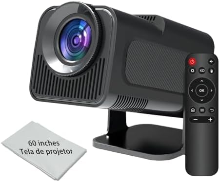 Projetor Portátil HY320 Mini - Tela 60" para Casa e Viagem Wi-Fi ...
