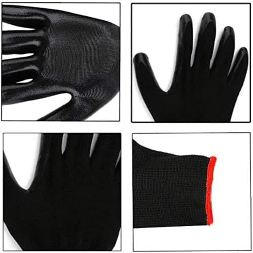 Image of YUNGMAXCut Resistant Safety Gloves | Anti Hand Gloves for Vegetable Cutting, Cooking & Industrial Work Cut Proof Work for Mechanic & Double Ended Nylon Pipe(pack of 1)