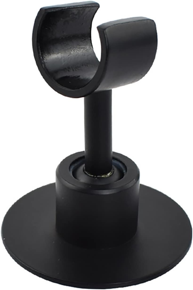 1pc 360 Degree Rotation Shower Head Holder Support Wall Bracket Mounted Head Brackets Bathroom Mounting Accessories Sprinkler Shower installation bracket(Black)