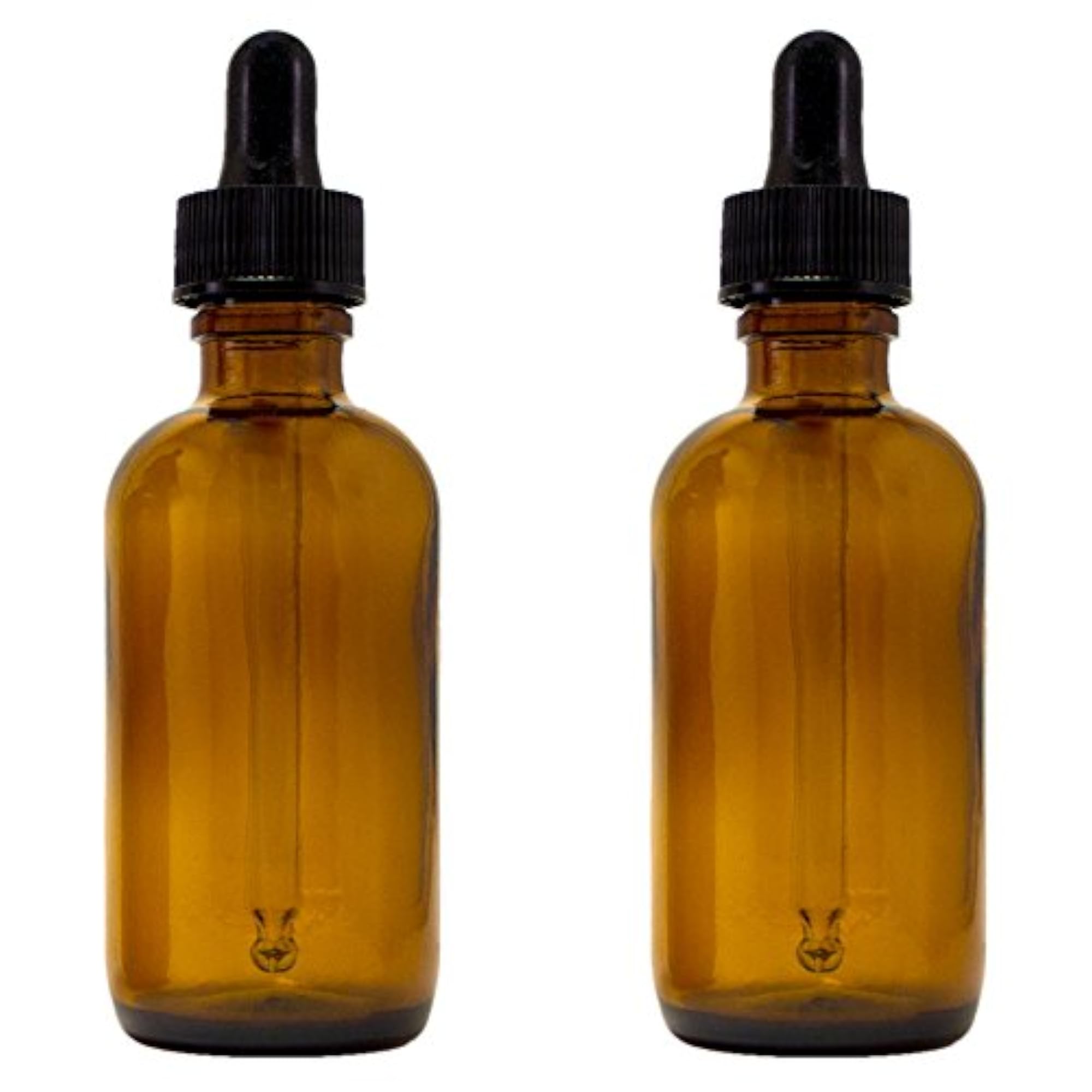 2oz Amber Glass Bottles with Eye Dropper, Pack of 24