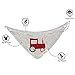 JN&LULU 3 Pack Newborn Baby Bibs Bandana Drool Bibs for Drooling Cotton Baby Gifts (Tractor)