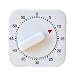 Produktbild iTemer Küchentimer mechanische Küche Timer Analog Kurzzeitwecker Zeitschaltuhr Erinnerung Kurzzeitmesser weiß 1 Stück