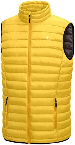 Little Donkey Andy Men’s Lightweight Warm Puffer Vest Outdoor Sleeveless Jacket for Golf Hiking Casual Travel