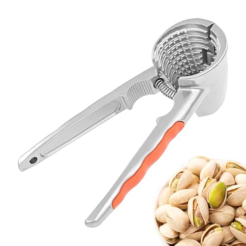 ハンドヘルドナッツクラッカー - 家庭用ウォールナットオープナー - 漏斗型デザイン 栗オープナーツール アーモンド、栗、クルミ、ナッツ、ピーカンナッツ用