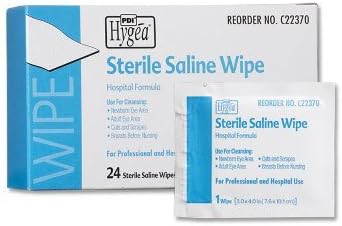 Nice Pak Products Sterile Saline Wipes - Qty of 576 - Model C22370