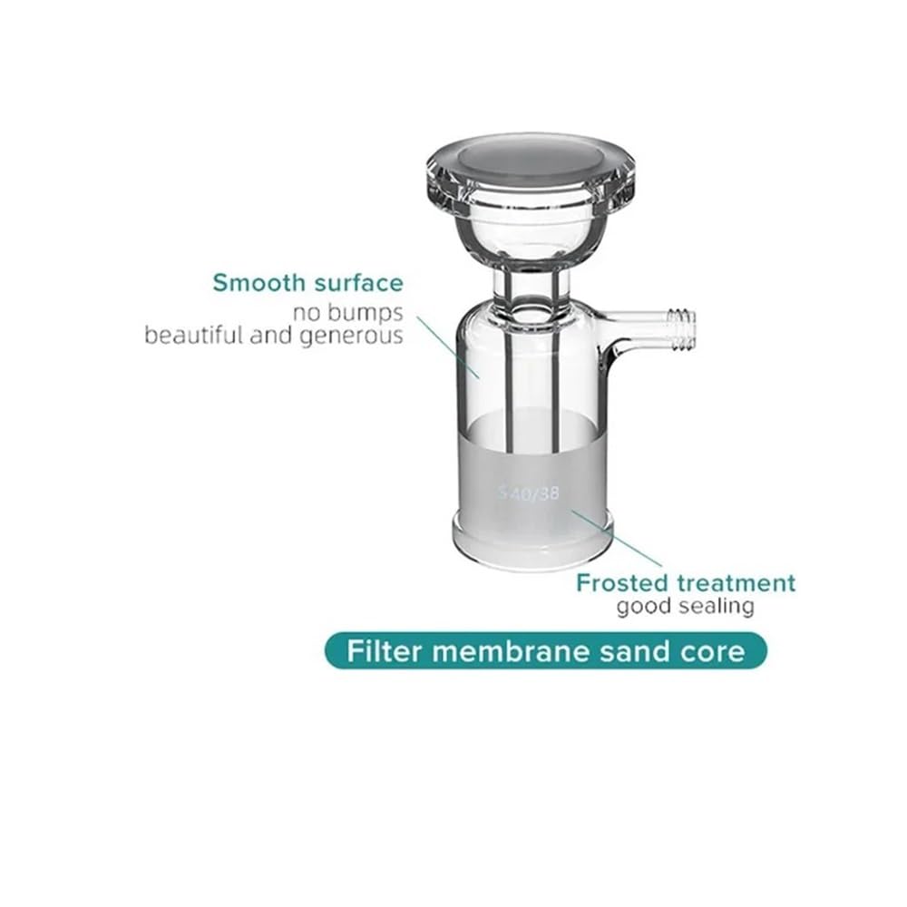 Attrezzature e forniture di laboratorio Testa di filtraggio in vetro for apparecchio filtrazione sotto vuoto da 1000 ml Filtro a membrana a sabbia Vetreria laboratorio