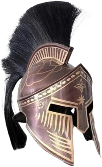 Medieval Spartan Helmet Medieval Leonidas Antique Greek Knight Corinthian