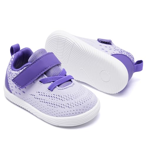 Image of MORENDL Toddler Sneakers Baby Boys & Girls Barefoot Shoes Lightweight Breathable Walking Running Tennis Athletic Sport Shoes