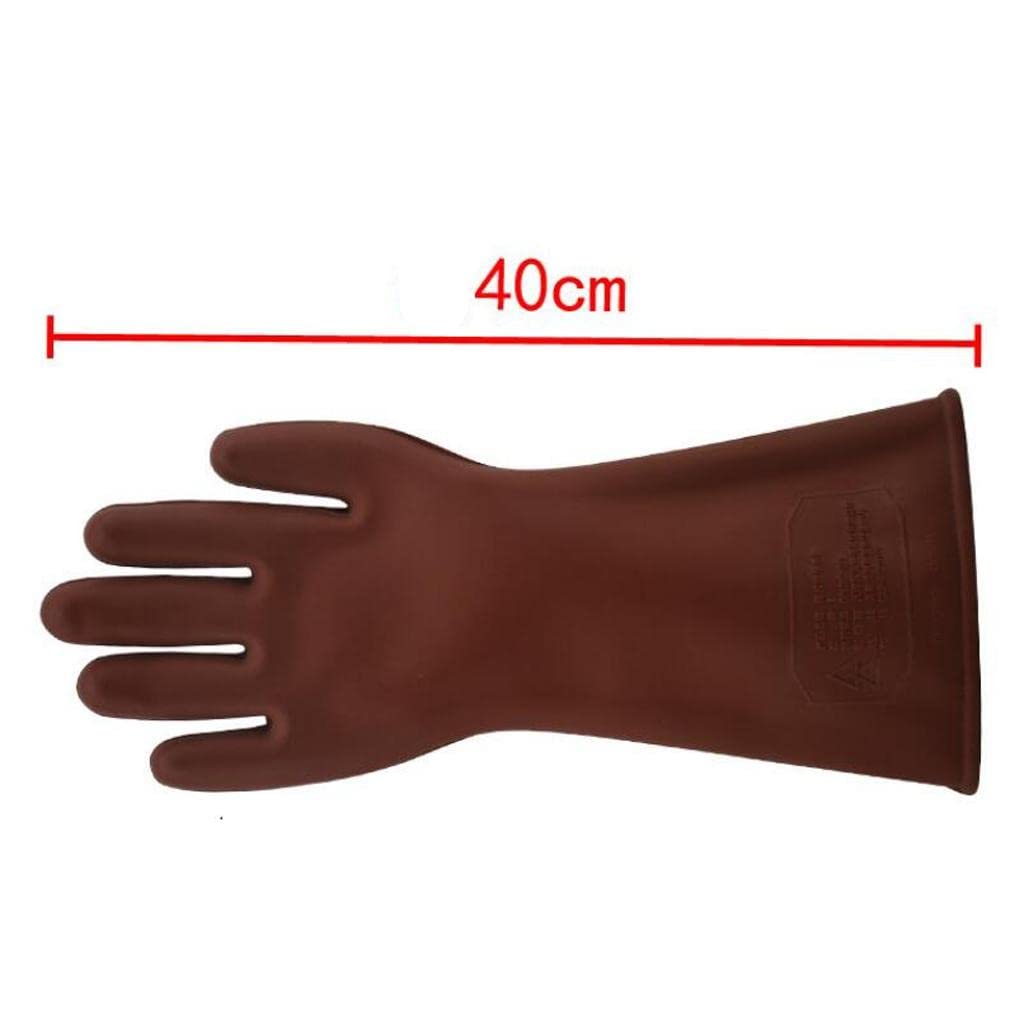 1 Paire de Gants de Sécurité électrique Entièrement Isolants - Caoutchouc - 12 KV